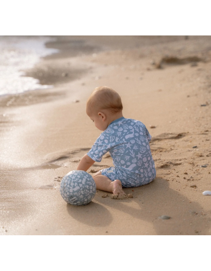 Mini balle souple Little Dutch Ocean Dreams bleu 16 cm | Jouet bébé