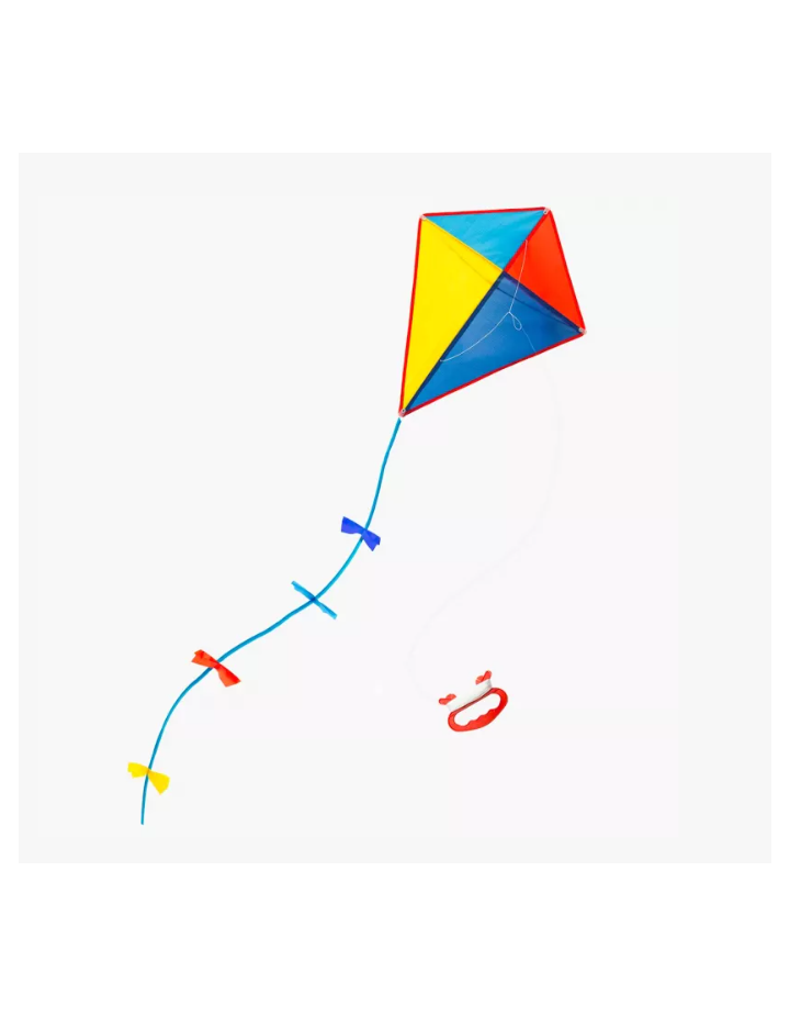 Cerf-volant Moulin Roty multicolore losange | Jeu extérieur enfant