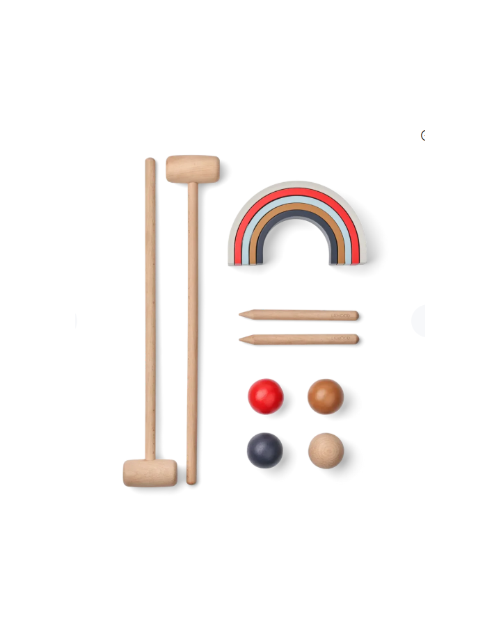 Jeu de croquet Liewood Alen bleu MULTIMIX – Jeu extérieur enfant