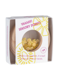 Donut sensoriel citrons Petit Boum – Hochet bébé bois