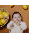 Donut sensoriel citrons Petit Boum – Hochet bébé bois