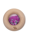 Donut sensoriel raisins Petit Boum – Hochet bébé bois