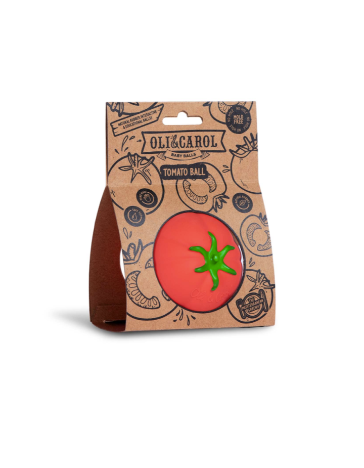 Balle sensorielle tomate Oli & Carol – Jouet bébé naturel