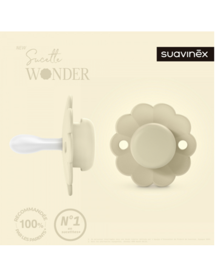 Sucette SX Pro Suavinex 0-6 mois – Wonder Whitecap Gray