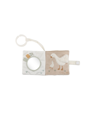 Livre d’activités poussette Little Dutch – Newborn Naturals blanc