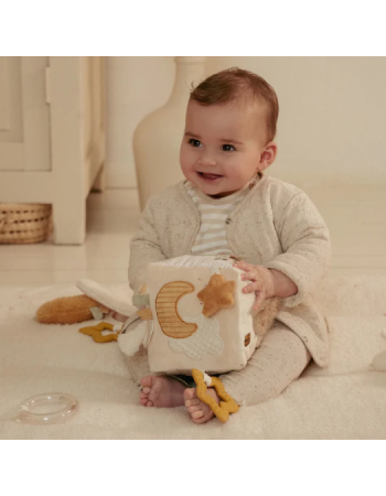 Cube d’activités bébé Little Dutch – Newborn Naturals beige
