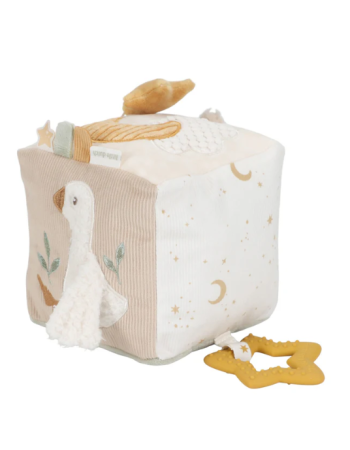 Cube d’activités bébé Little Dutch – Newborn Naturals beige