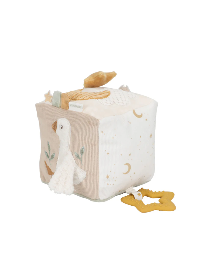Cube d’activités bébé Little Dutch – Newborn Naturals beige