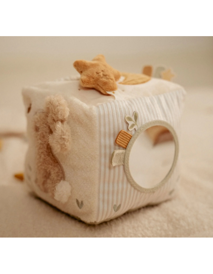 Cube d’activités bébé Little Dutch – Newborn Naturals beige