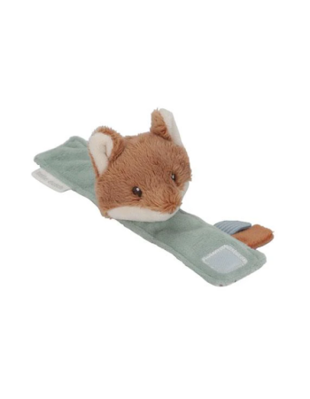 Hochet de poignet bébé Little Dutch – Bleu Forest Friends