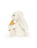 Peluche Jellycat Cream Bunny with Star – Lapin étoile doux