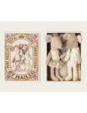 Maileg Royal Twin Mice – Souris jumeaux dans matchbox – Petite sœur & frère