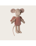 Maileg Fairy Mouse Little – Rose – Petite fée souris Maileg