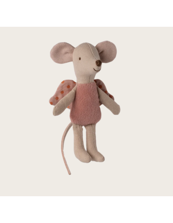Maileg Fairy Mouse Little – Rose – Petite fée souris Maileg