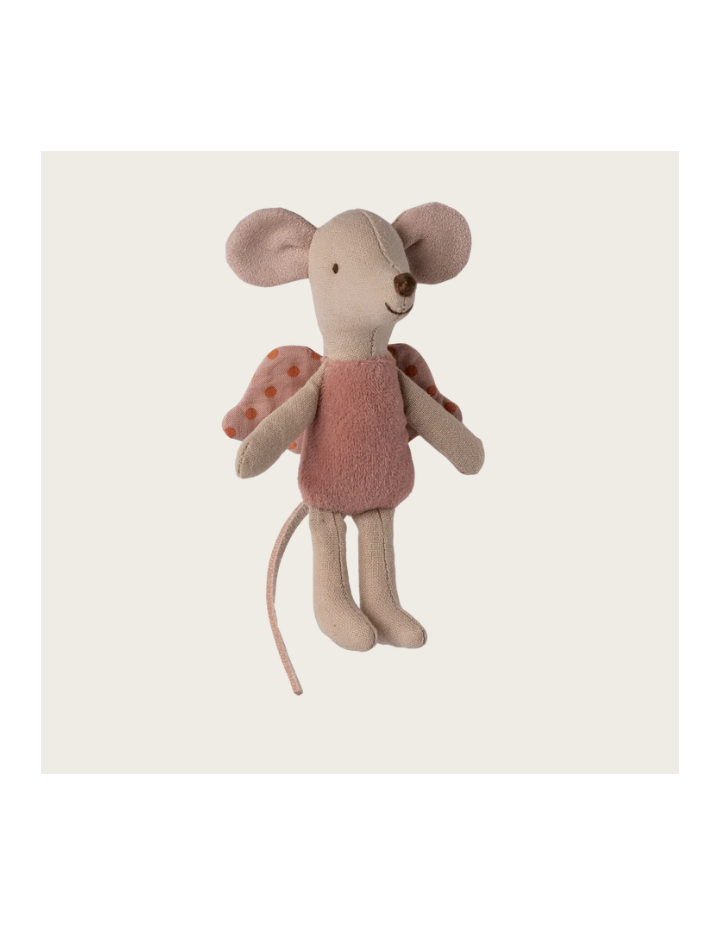 Maileg Fairy Mouse Little – Rose – Petite fée souris Maileg