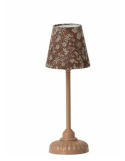 Lampadaire miniature Maileg souris dark powder – lampe poupée vintage