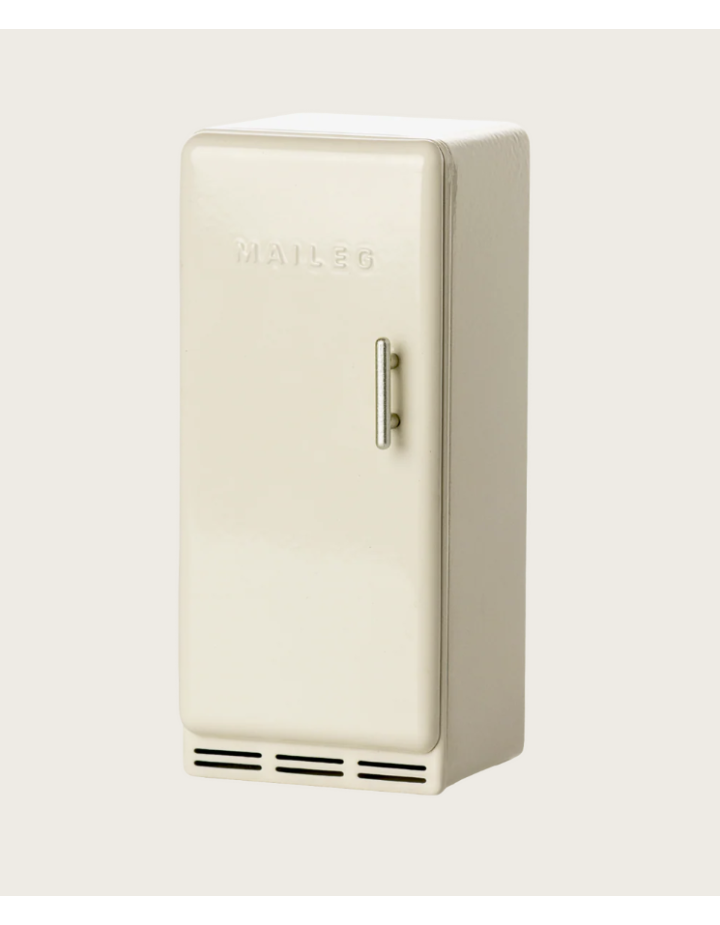 Réfrigérateur souris Maileg blanc cassé – meuble cuisine poupée