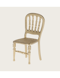 Chaise souris Maileg dorée – meuble miniature maison poupée