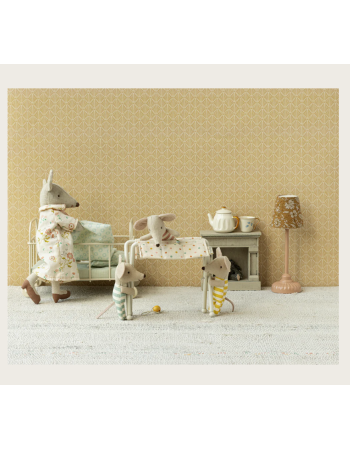 Table à langer souris Maileg blanc cassé – meuble bébé poupée