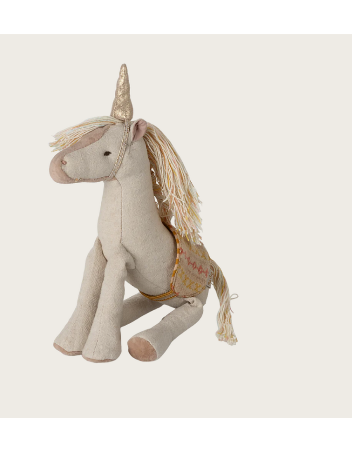 Peluche Licorne Maileg Medium – jouet féerique enfant & maison de poupée