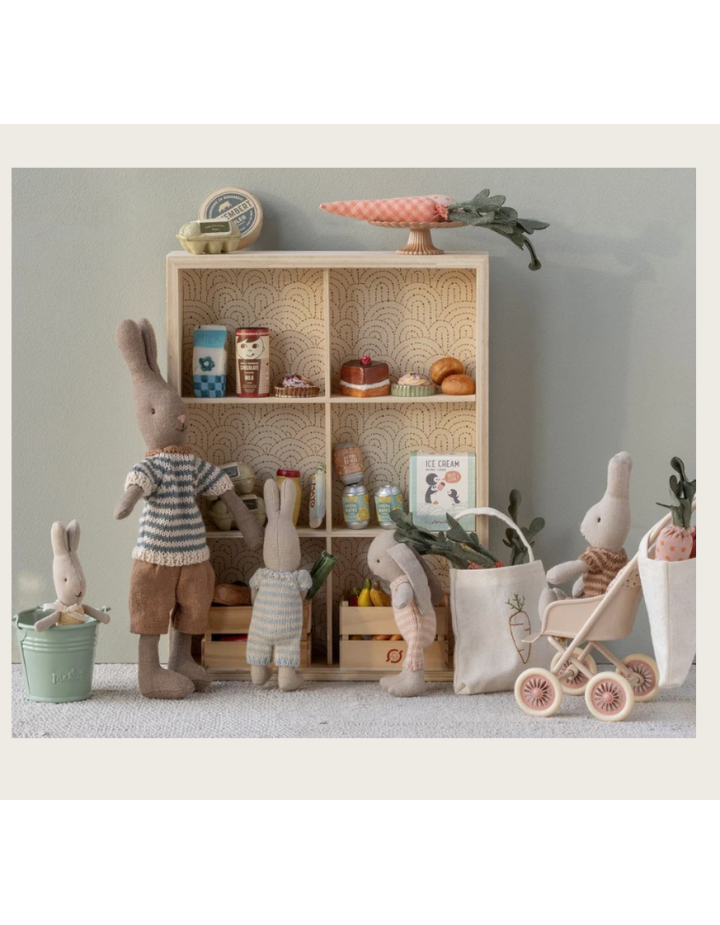 Maileg Miniature Grocery Box – Boîte d’Épicerie pour Maison de Poupée