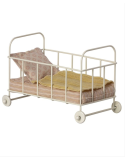 Lit bébé Maileg Micro rose – berceau miniature maison de poupée