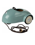 Voiture souris Maileg bleue – accessoire maison de poupée enfant