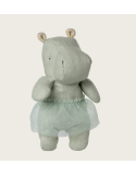 Hippopotame Maileg jupe mint – peluche Safari Friends enfant