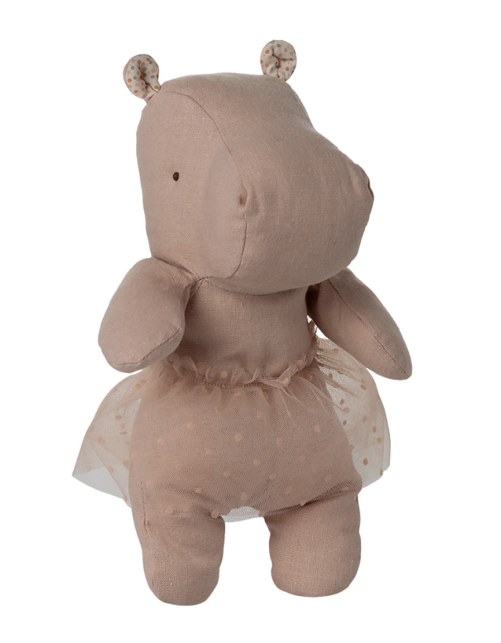 Hippopotame Maileg jupe tulle – peluche bébé Safari Friends