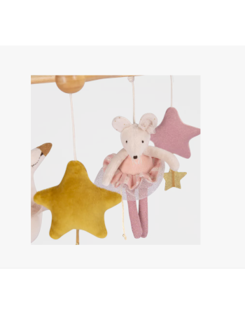 Mobile musical croisillon La petite école de danse – Moulin Roty | Bébé & éveil