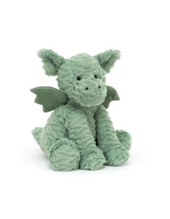 Peluche Jellycat Fuddlewuddle Dragon – Peluche dragon douce & câline