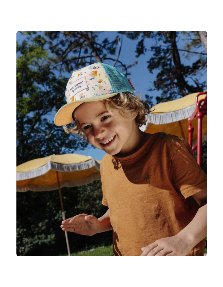 Casquette bébé enfant Miami Beach – Hello Hossy | Style trucker dès 9 mois