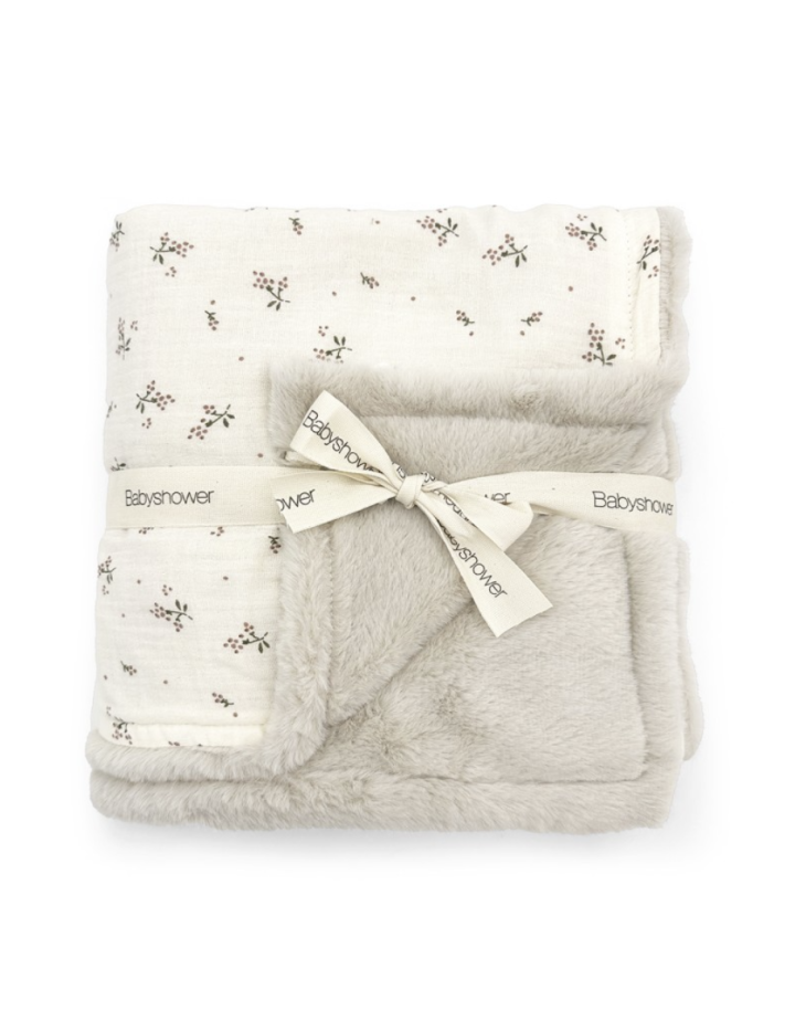 Couverture bébé Roseberry polaire large – Babyshower | 110x80 cm