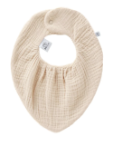 Bavoir bandana réversible Biscuit – BB&Co | Bambou ultra doux bébé