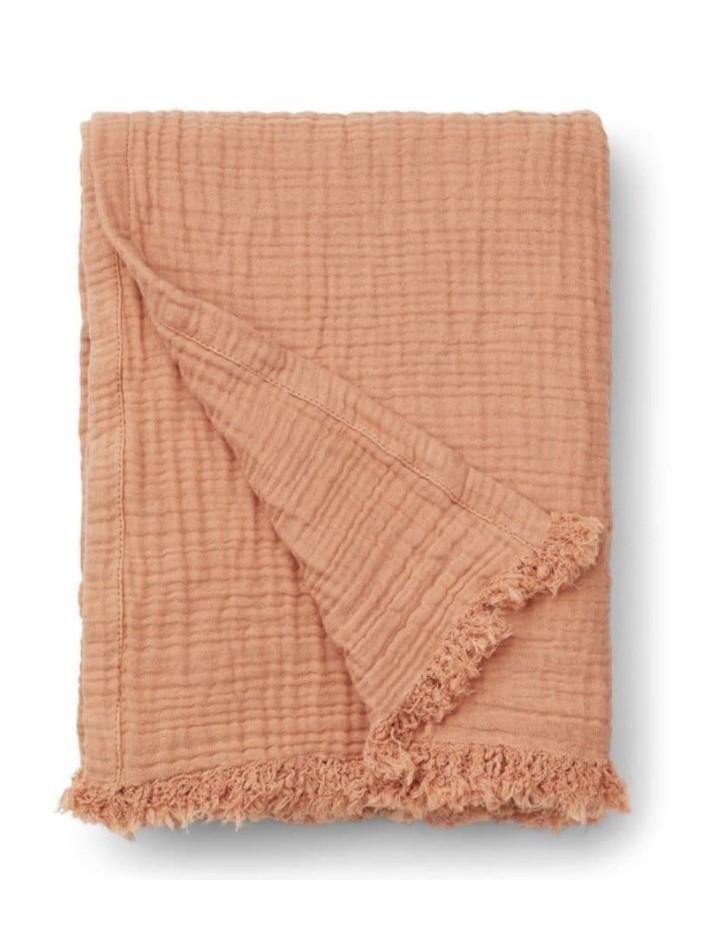 Couverture mousseline Magda Tuscany Rose Liewood 120x120