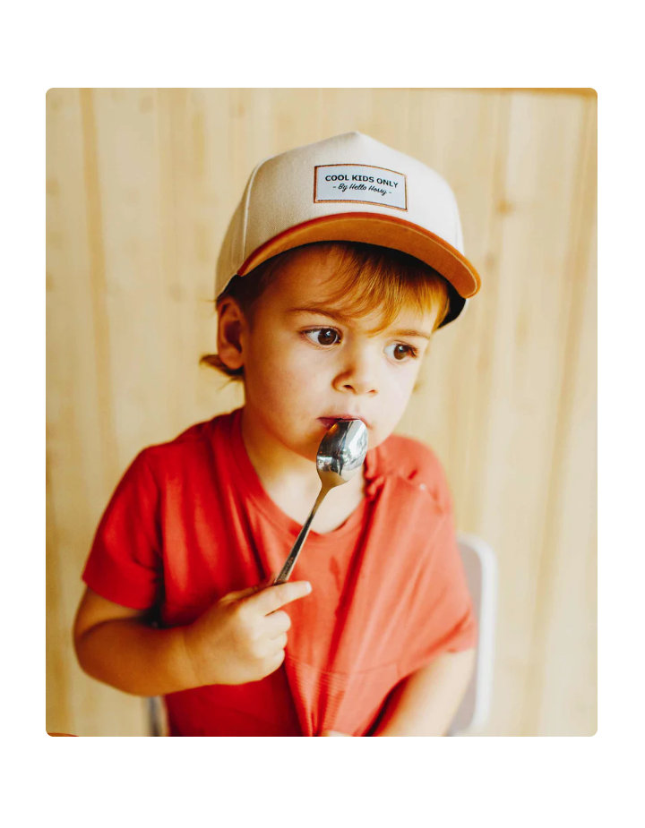 Casquette bébé enfant Mini Beige – Hello Hossy | Coton bio dès 9 mois