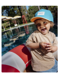 Casquette bébé enfant Mini Sunny Blue – Hello Hossy | Coton bio été