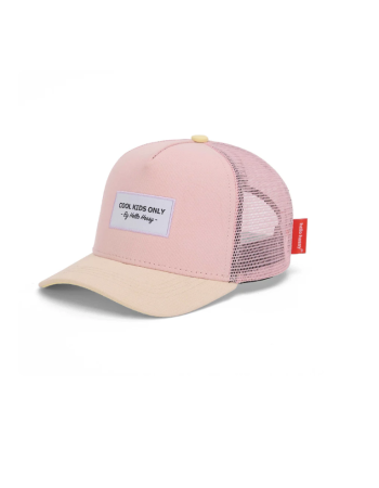 Casquette bébé enfant Mini Powder Pink – Hello Hossy | Trucker coton bio