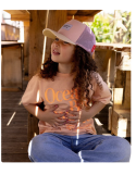 Casquette bébé enfant Mini Powder Pink – Hello Hossy | Trucker coton bio