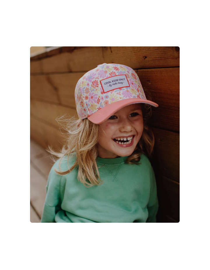 Casquette Enfant Retro Flowers Hello Hossy Bestseller