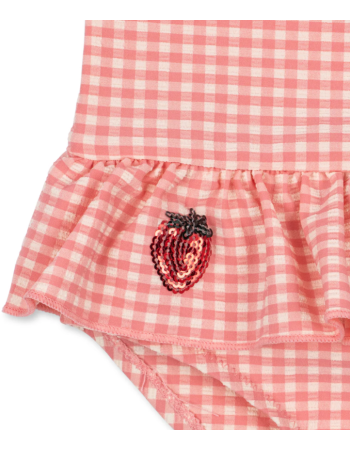 Maillot Bain Enfant Etta Geranium Pink Konges Sløjd