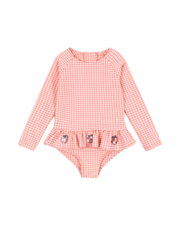 Maillot Bain Enfant Etta Geranium Pink Konges Sløjd