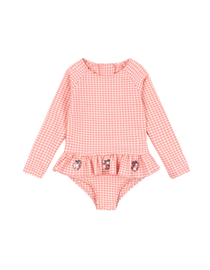 Maillot Bain Enfant Etta Geranium Pink Konges Sløjd