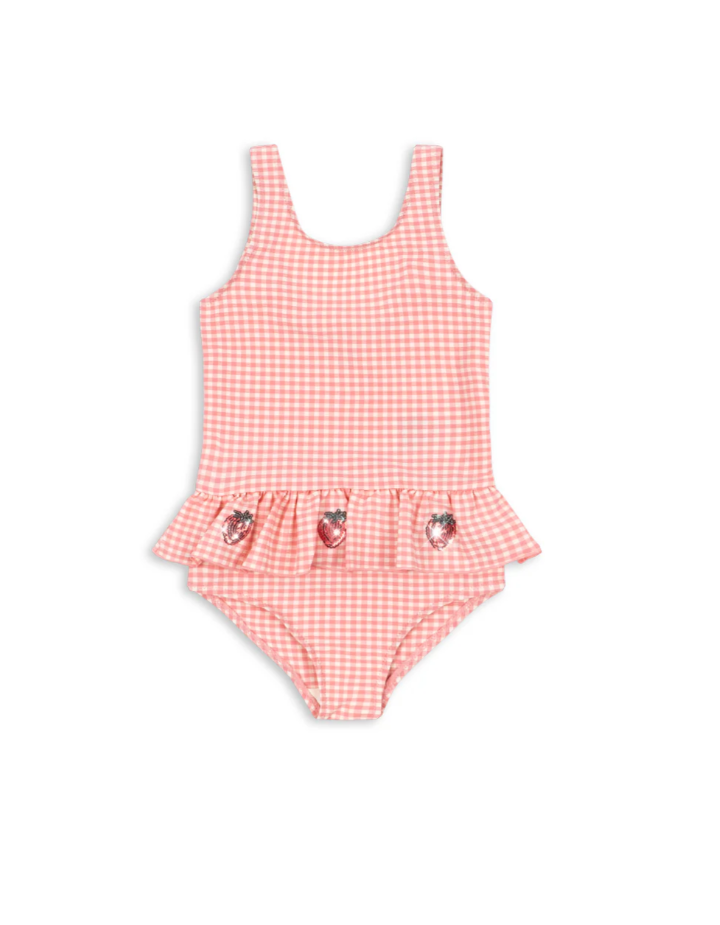 Maillot Bain Enfant Etta Geranium Pink Konges Sløjd