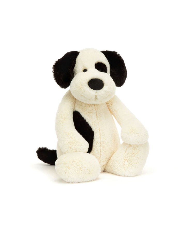 Peluche Chien Jellycat Bashful Black & Cream Puppy