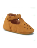 Chaussons Bébé Easy Peasy My Lillop Camel | Cuir Éco