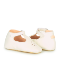 Chaussons Bébé Easy Peasy My Lillyp Blanche | Cuir Éco