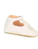 Chaussons Bébé Easy Peasy My Lillyp Blanche | Cuir Éco