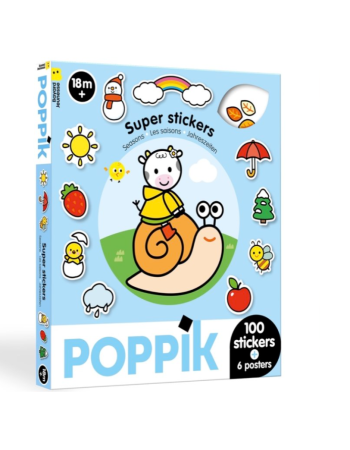 Gommettes Faciles Poppik | Activité Créative Dès 18 Mois