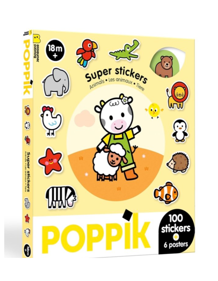 Gommettes Faciles Poppik | Activité Créative Dès 18 Mois
